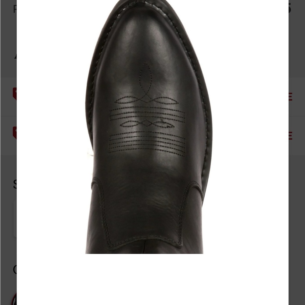 Durango Black Cowboy & Western Boots - Picture 6 of 15